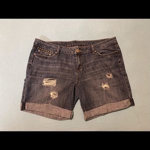 Distressed Lauren Conrad Denim Shorts - 16